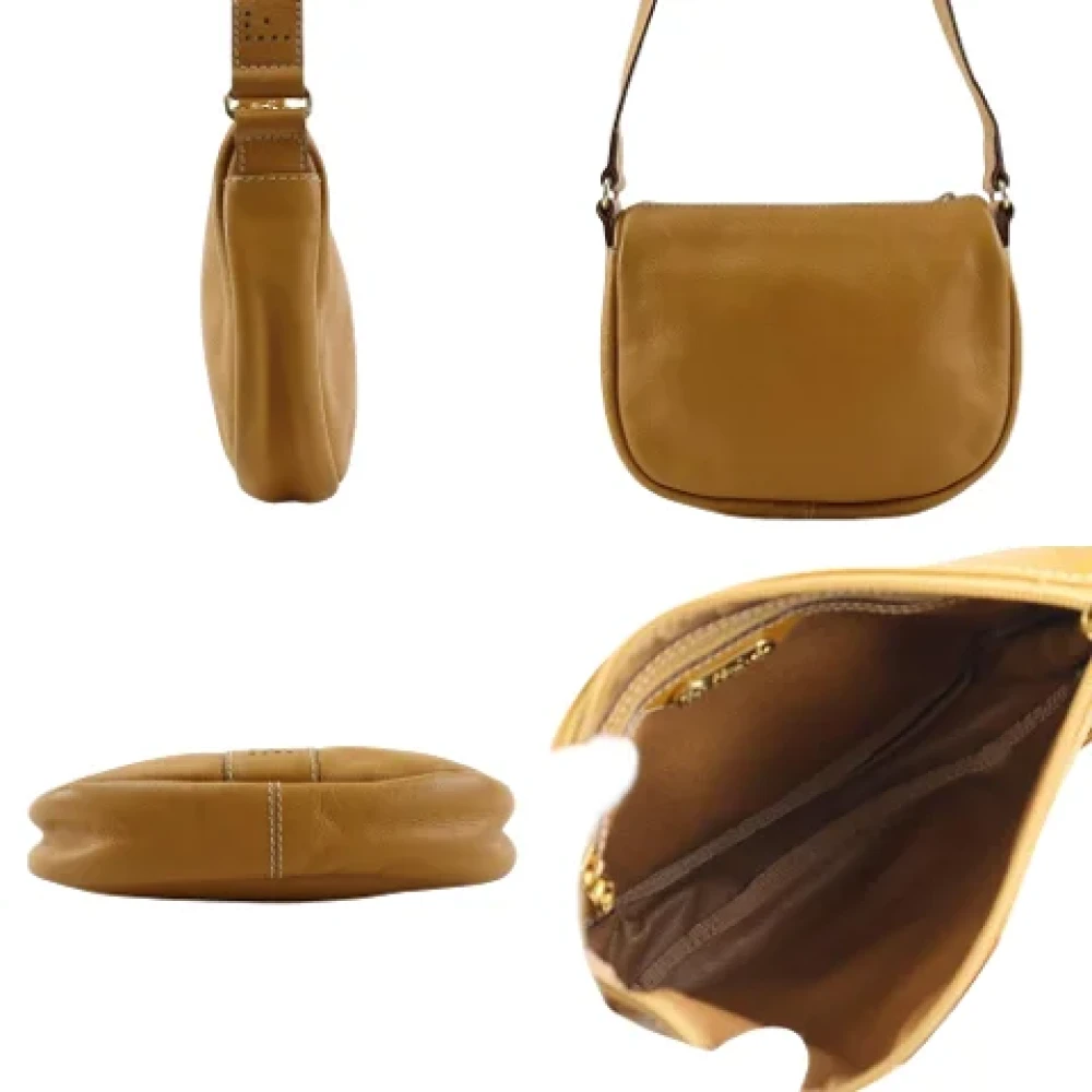 Fendi Vintage Pre-owned Leather fendi-bags Brown Dames