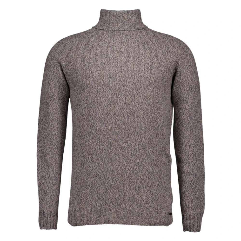 Gentiluomo Roll Neck Sweater Grijs Gray Heren