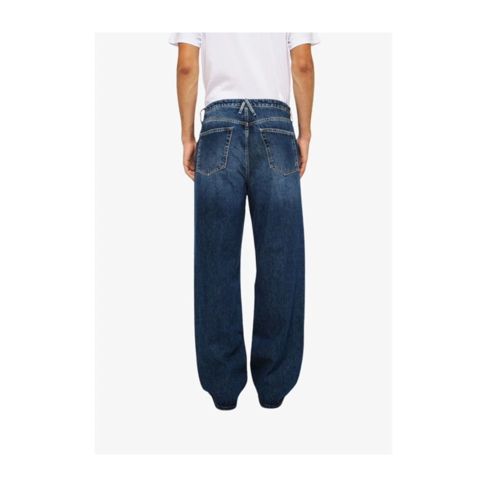 Cycle Super Wide Leg Denim Jeans Blue Heren