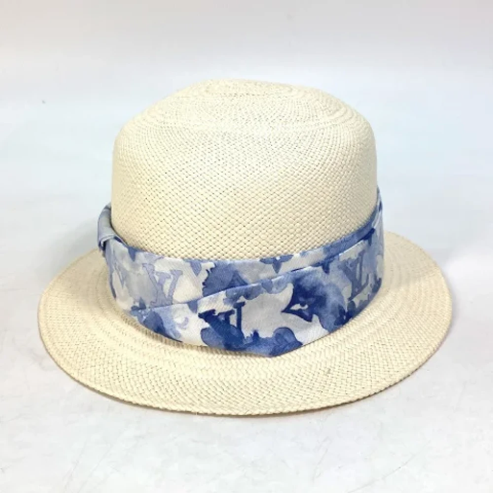 Louis Vuitton Vintage Pre-owned Fabric hats Blue Dames