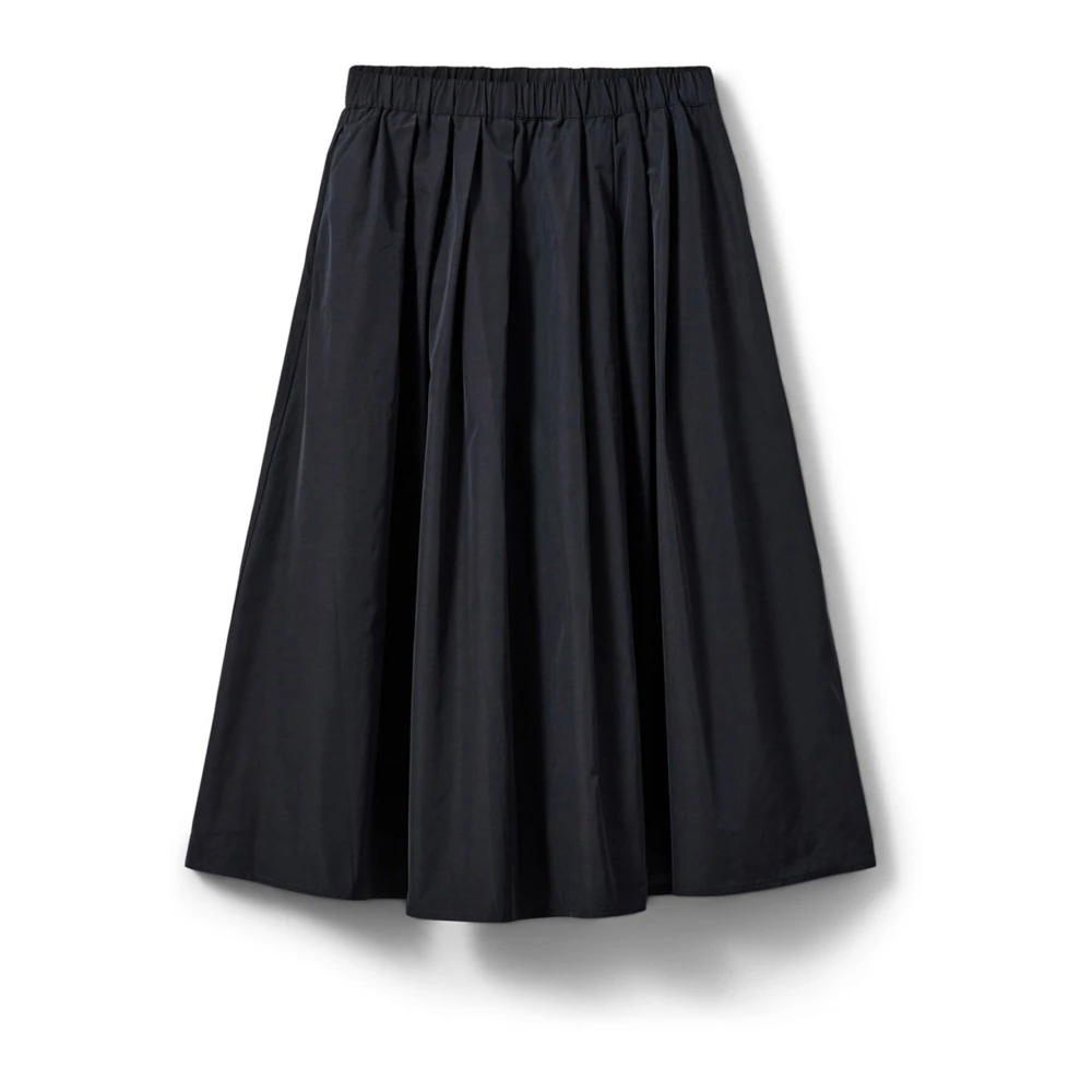 Sofie Schnoor Navy A-lijn Rok Junesw Model Blue Dames