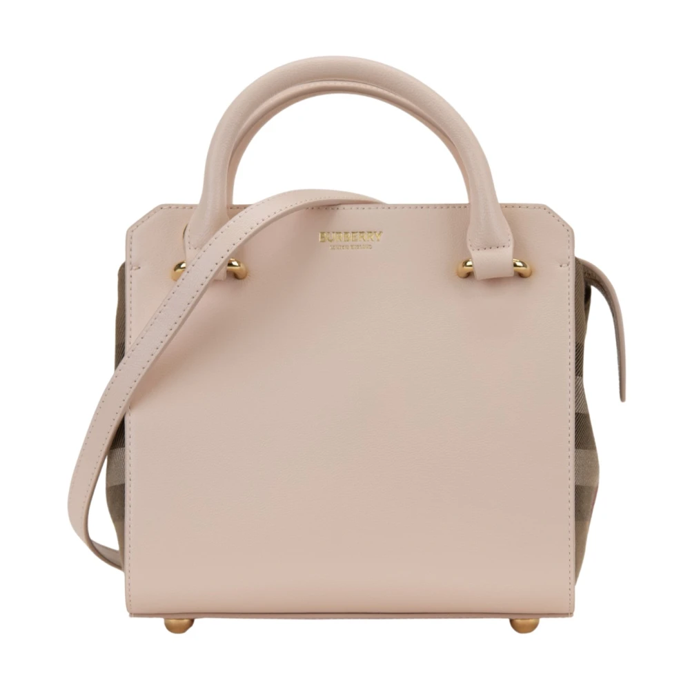 Burberry Vrouw Roze Tassen Dames, One Size, Leer, Schoudertas