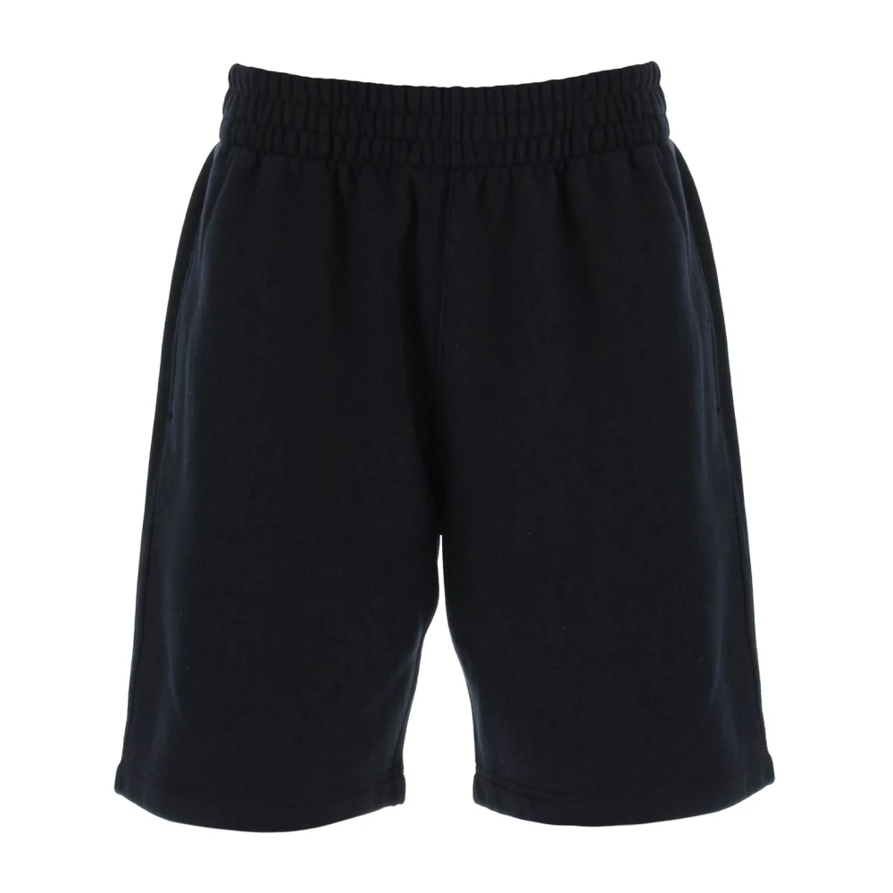 Burberry EKD Sweatshorts van fleece-back katoenen jersey Black Heren