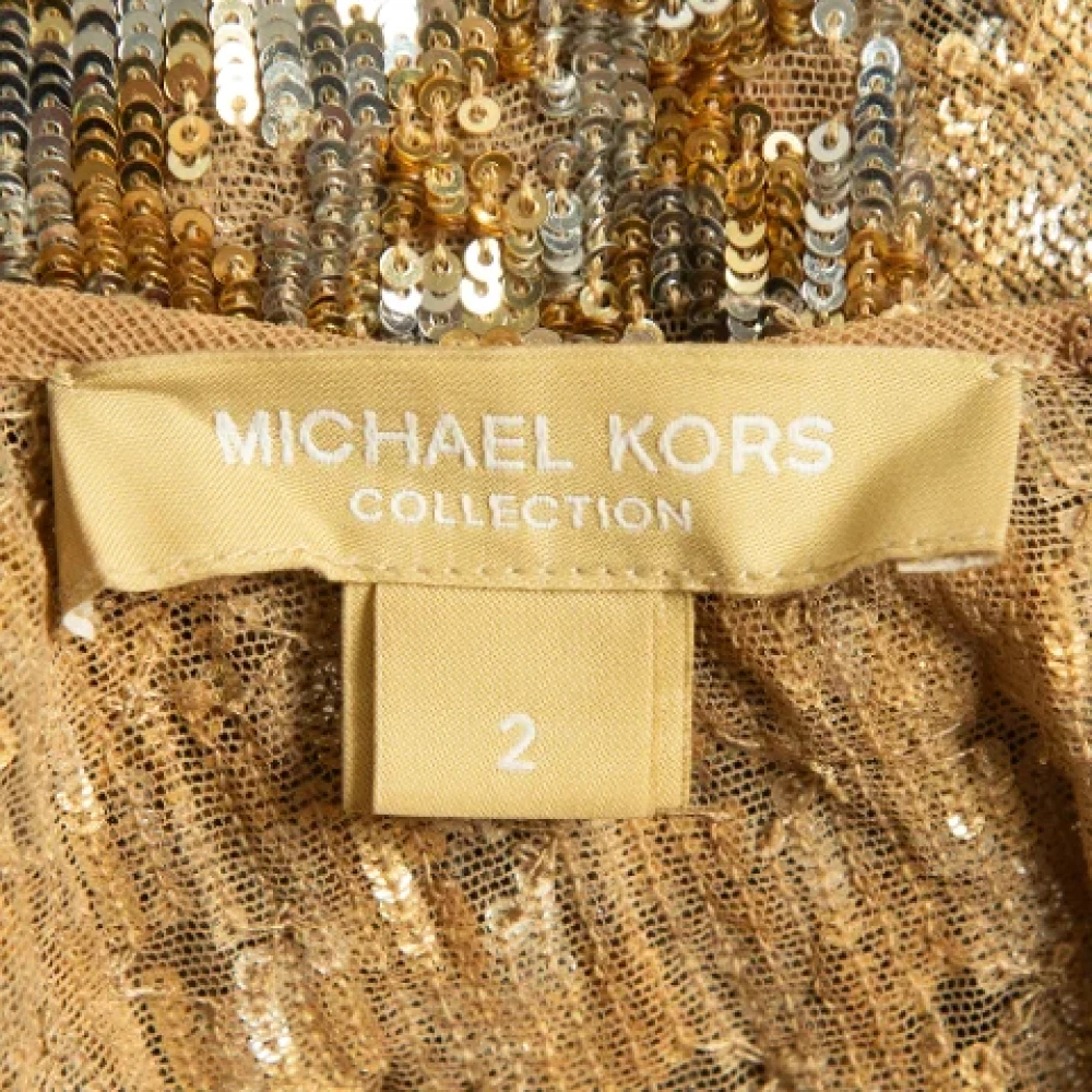 Michael Kors Pre-owned Fabric tops Yellow Dames