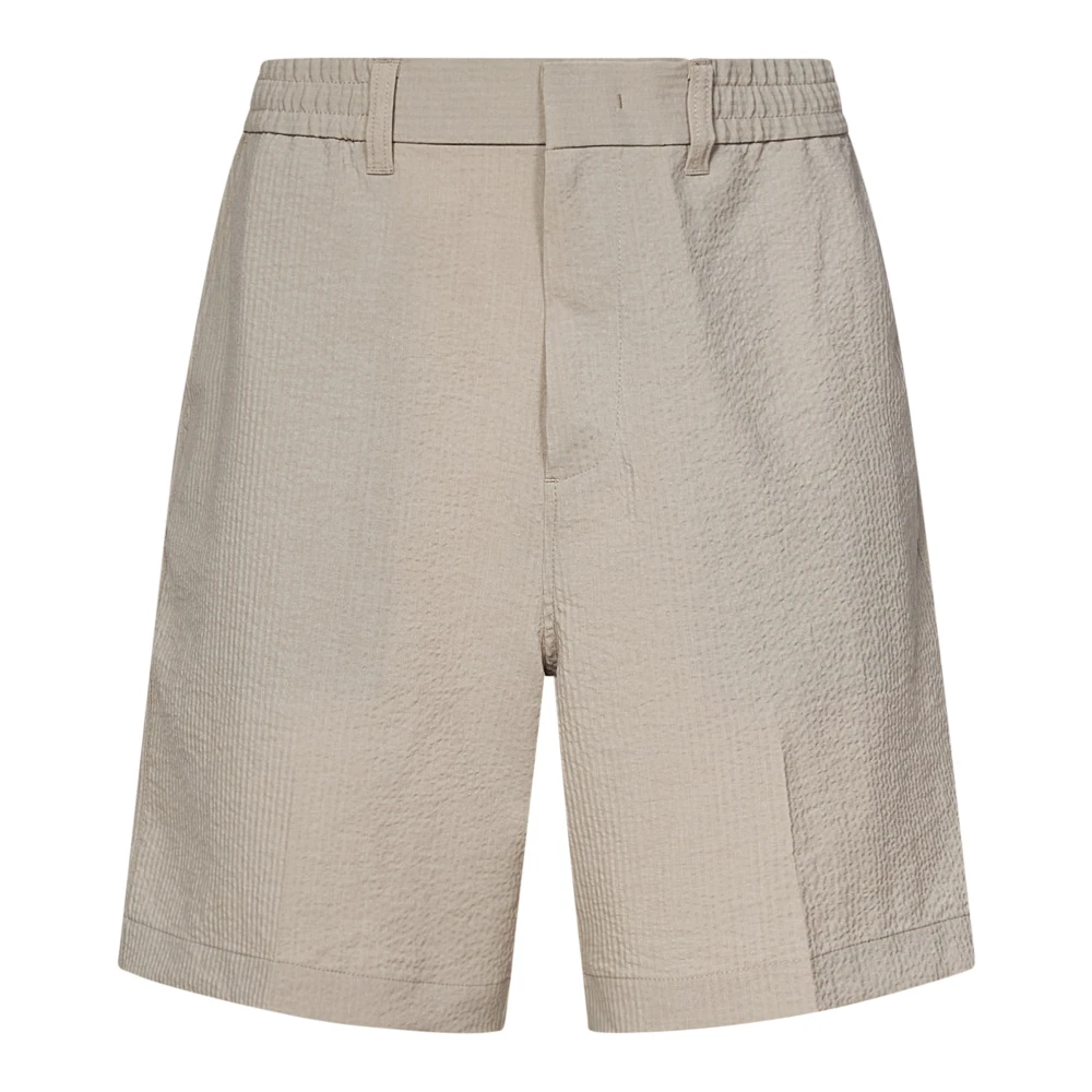 Emporio Armani Grå Shorts Med Elastisk Midja