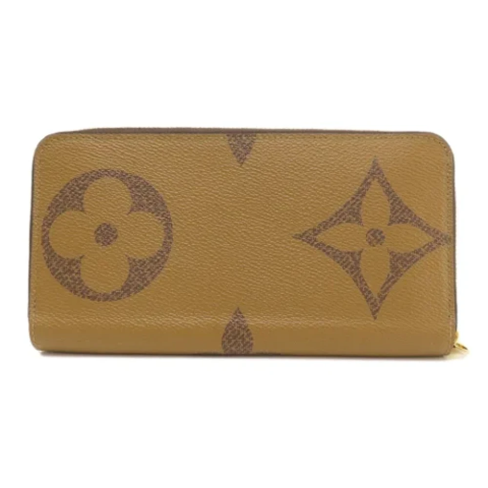 Louis Vuitton Vintage Pre-owned Fabric wallets Brown Dames