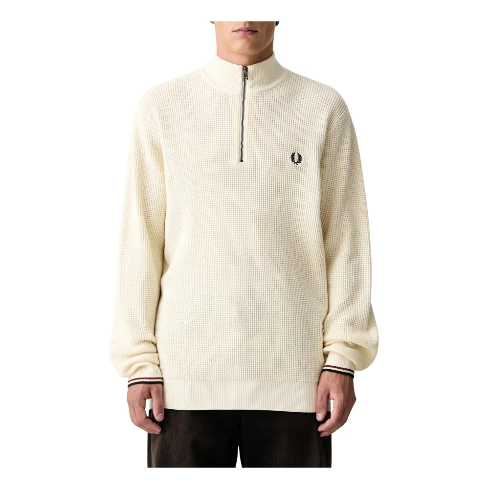 Fred Perry , Herren, Strickwaren, Beige, S