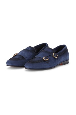 velvet-double-monk-strap-shoes