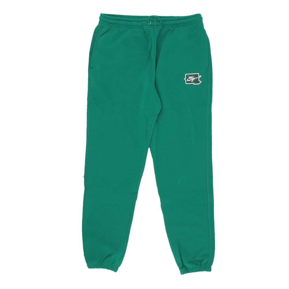 Nike French Terry Cuff Joggingbroek Green Heren
