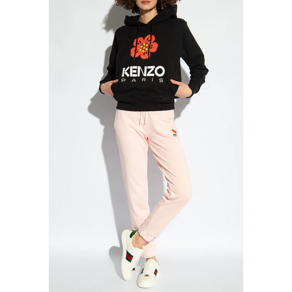 Kenzo Sweatpants met logo Pink Dames