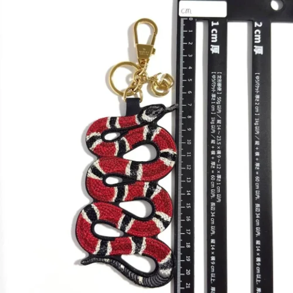 Gucci Vintage Pre-owned Metal key-holders Red Dames