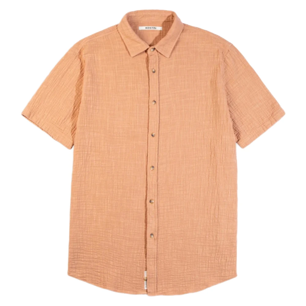 Kestin Short Sleeve Shirts Orange Heren