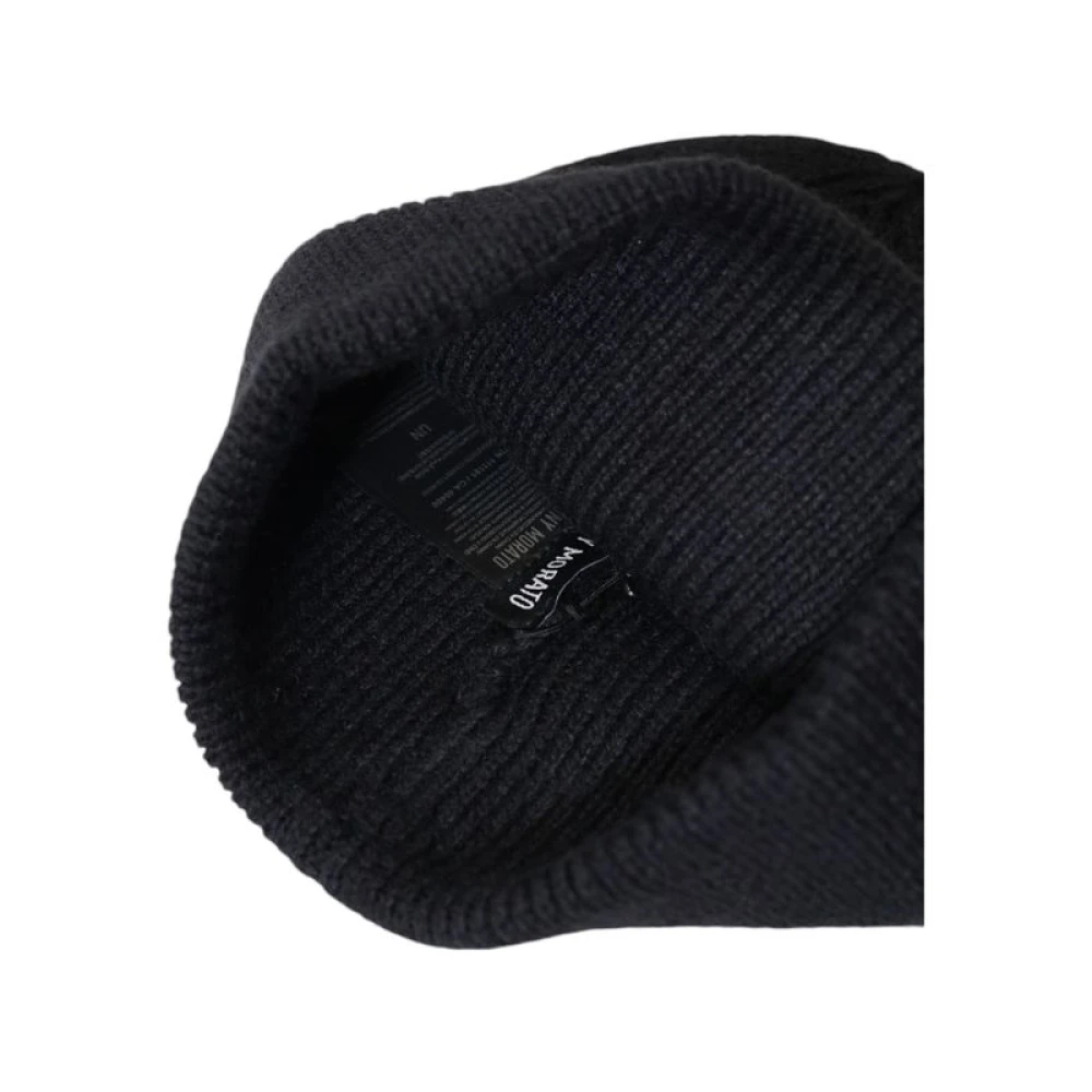 Antony Morato Zwarte Wollen Hoeden & Petten Collectie Black Heren