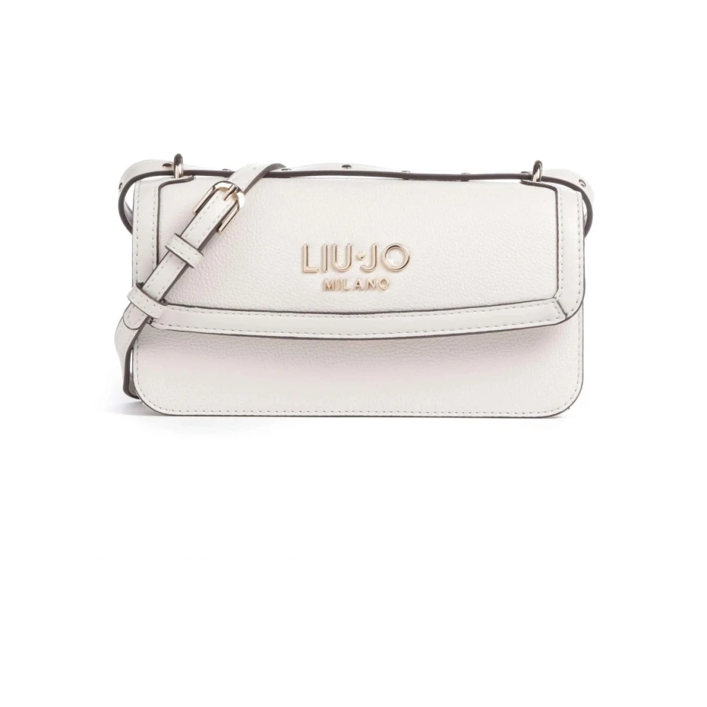 Liu Jo Kvinno Vit Väskor Dam, One Size, Läder, Evrim Crossbody Bag