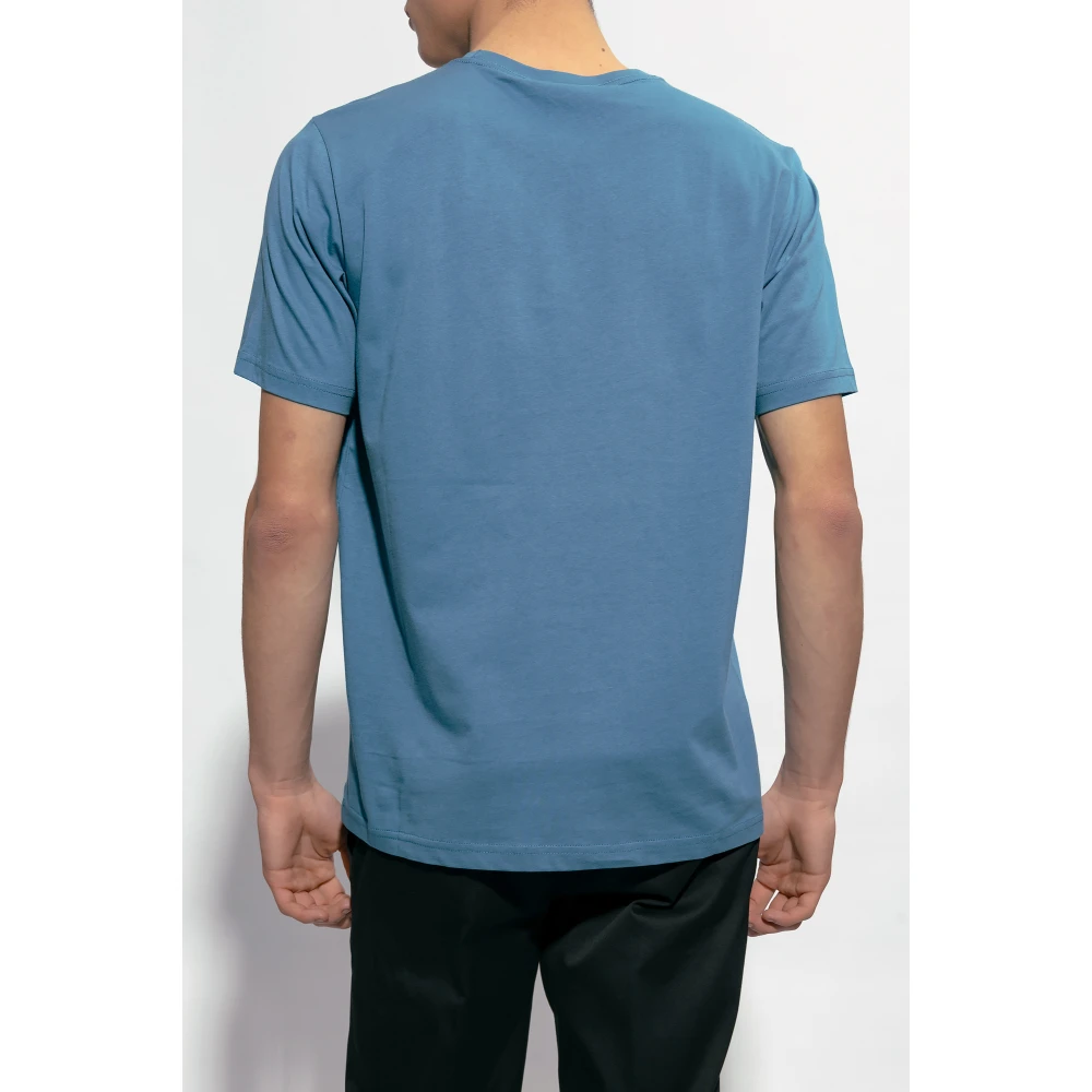 PS By Paul Smith T-shirt met logo patch Blue Heren