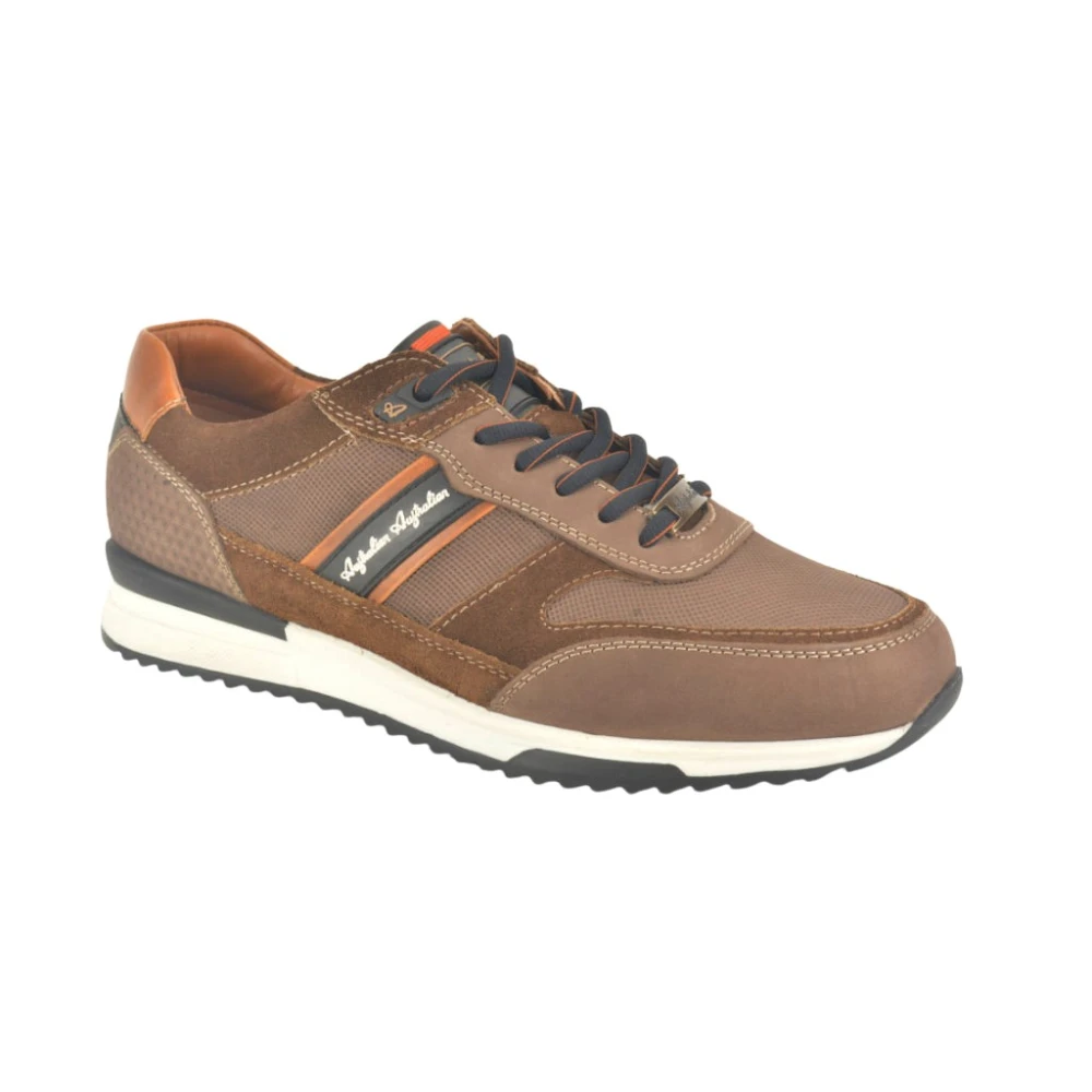Australian Stijlvolle Combi Runner Schoenen Heren Schoenen Bruin