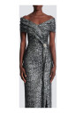 robe-longue-drapee-a-sequins