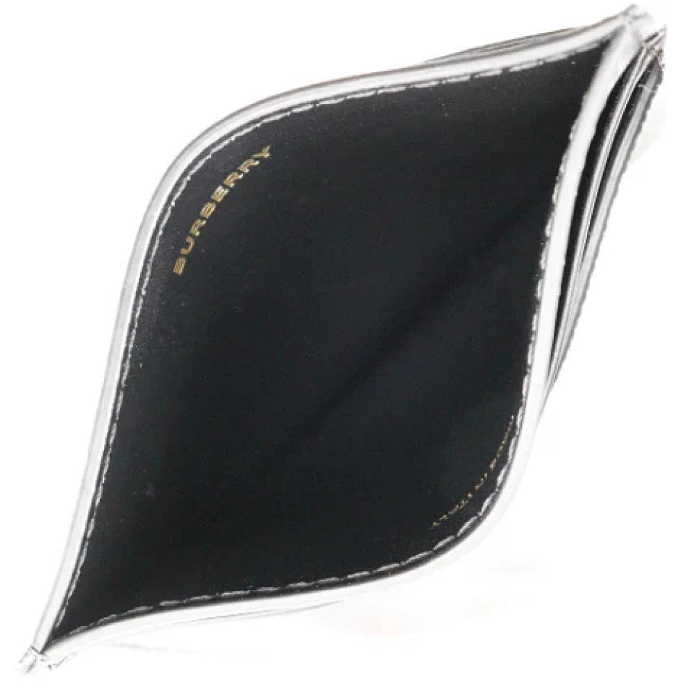 Burberry Vintage Pre-owned Leather wallets Black Dames