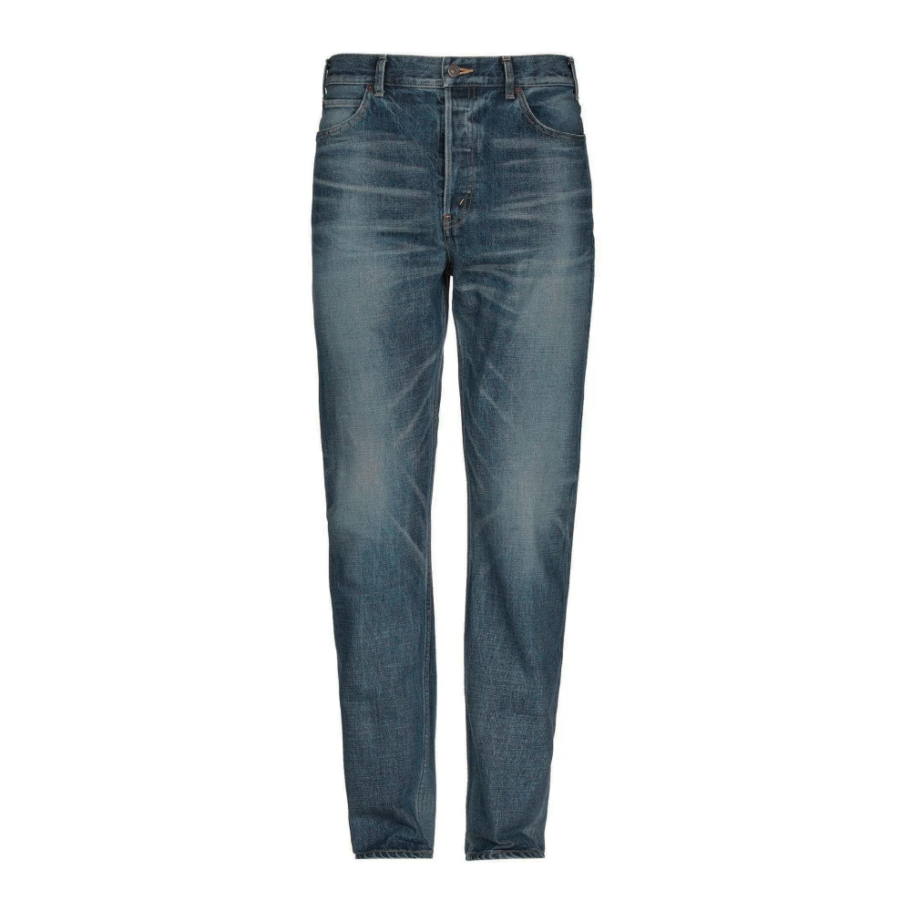 Celine Blauwe Denim Jeans Aw22 Blue Heren