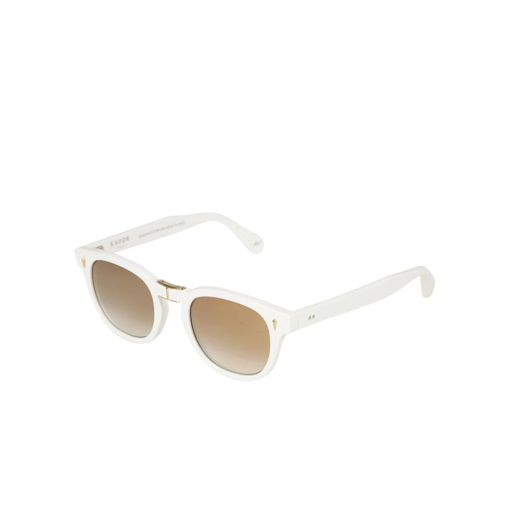 Kador Unisex White Woody Flag Sunglasses - Sunglasses - 49 Mm - Accessories