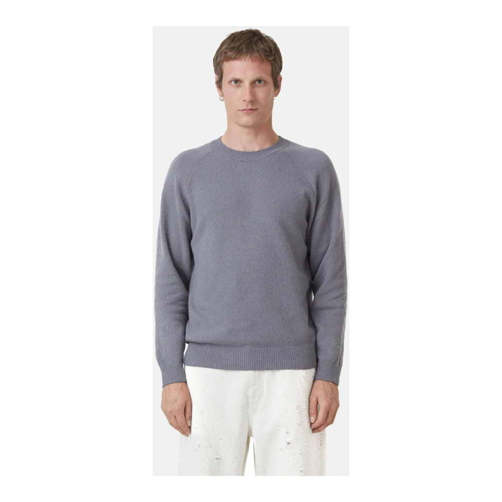closed Regular Fit Raglan Sweater Gray Heren
