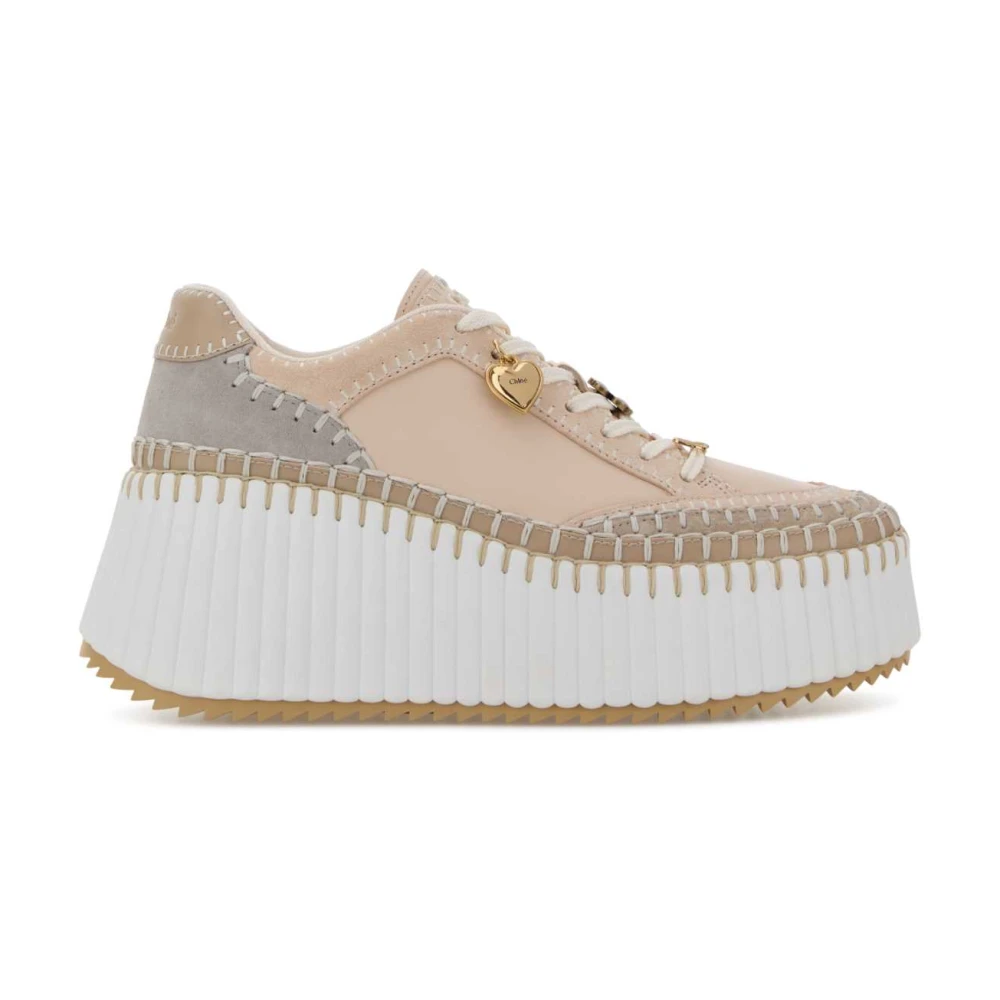 Chloé Women's Multicolor Sneakers, 7 Uk, Nama