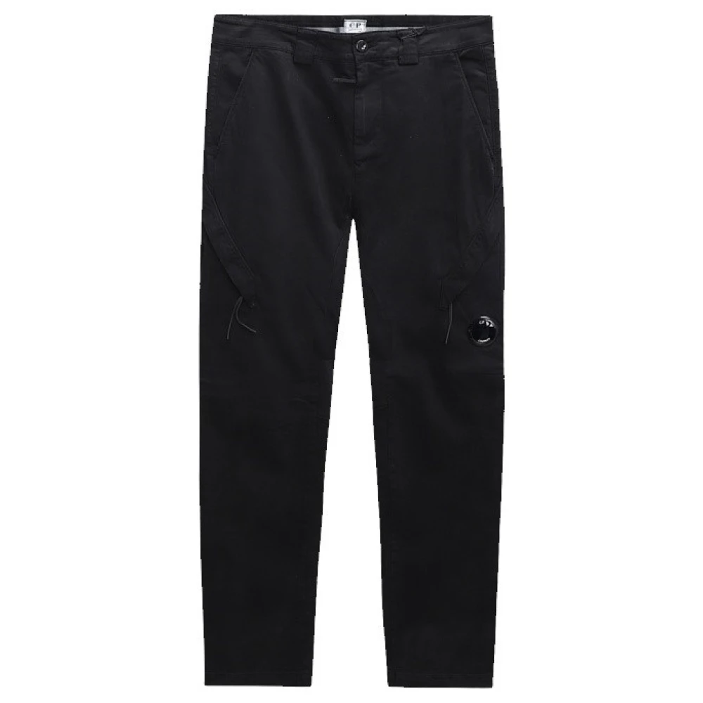 C.P. Company Zwarte Lenszak Cargo Broek Black Heren