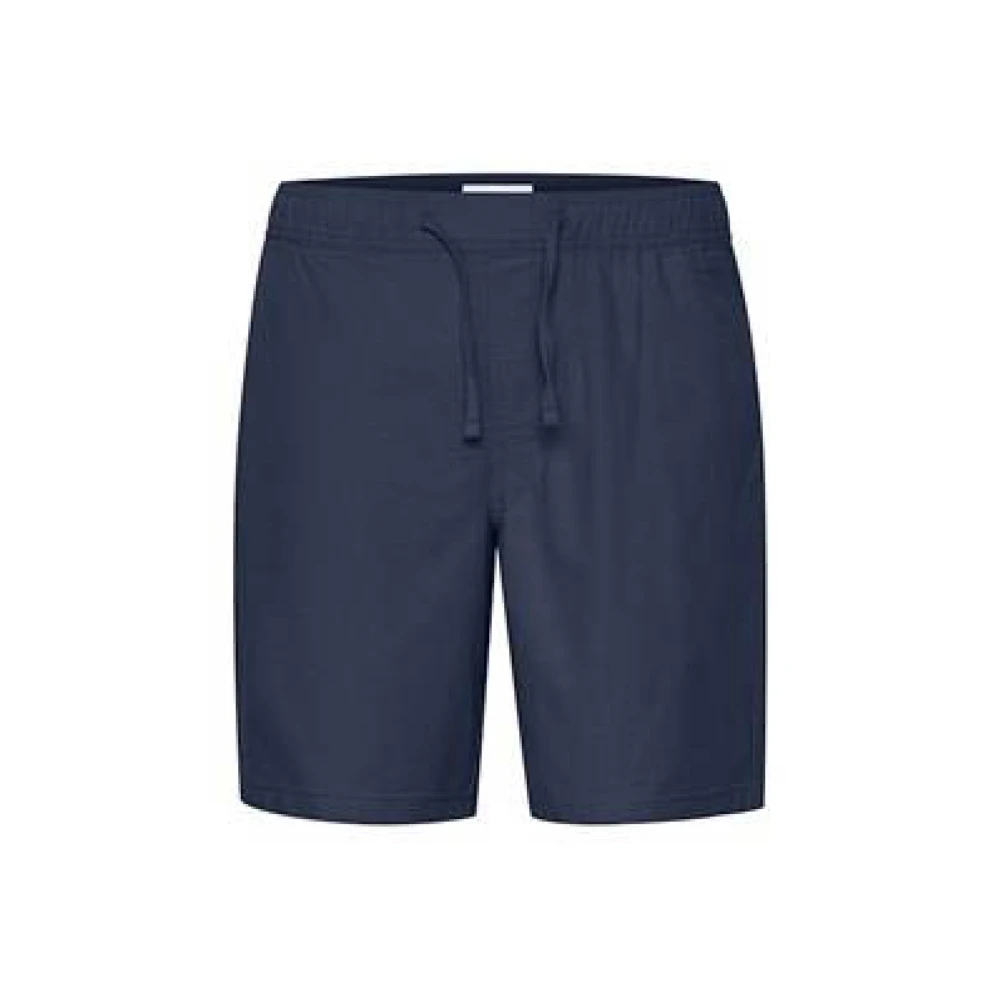Casual friday Garment Dyed Short in Donkerblauw Blue Heren