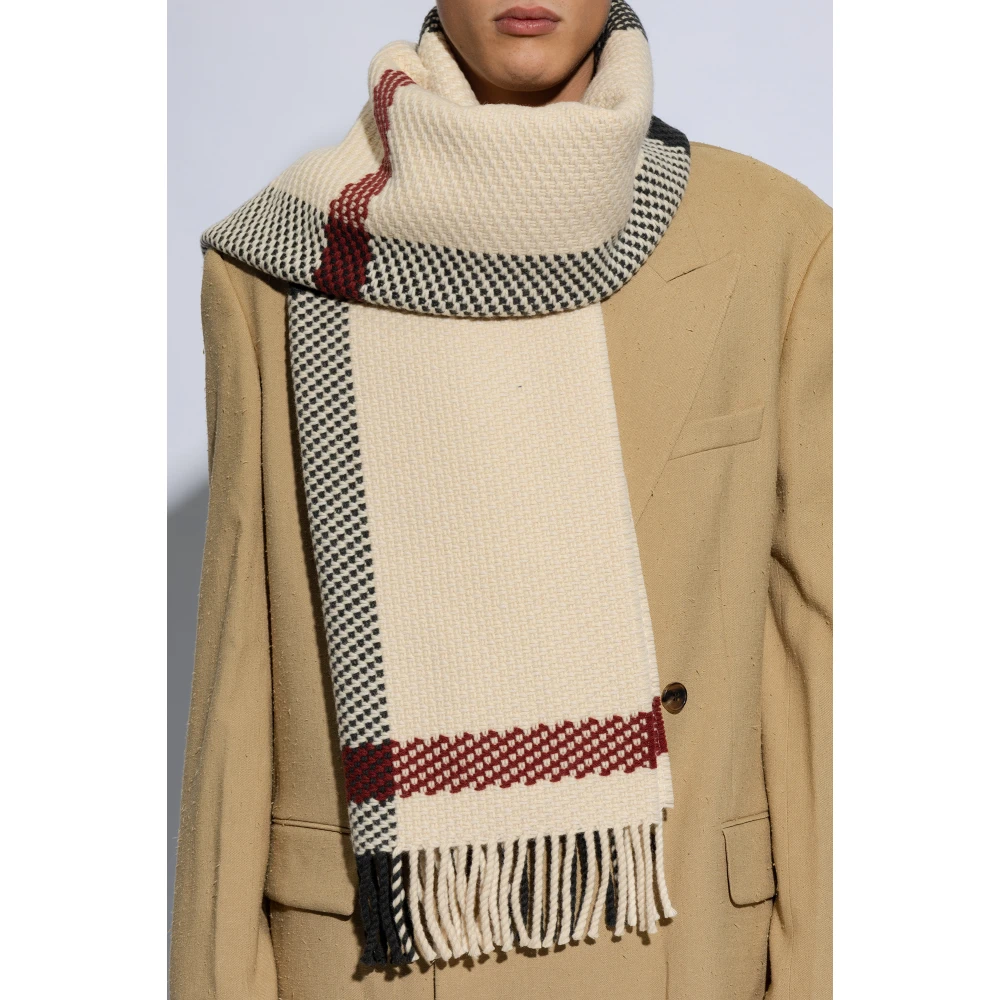 Burberry Wollen sjaal Beige Unisex