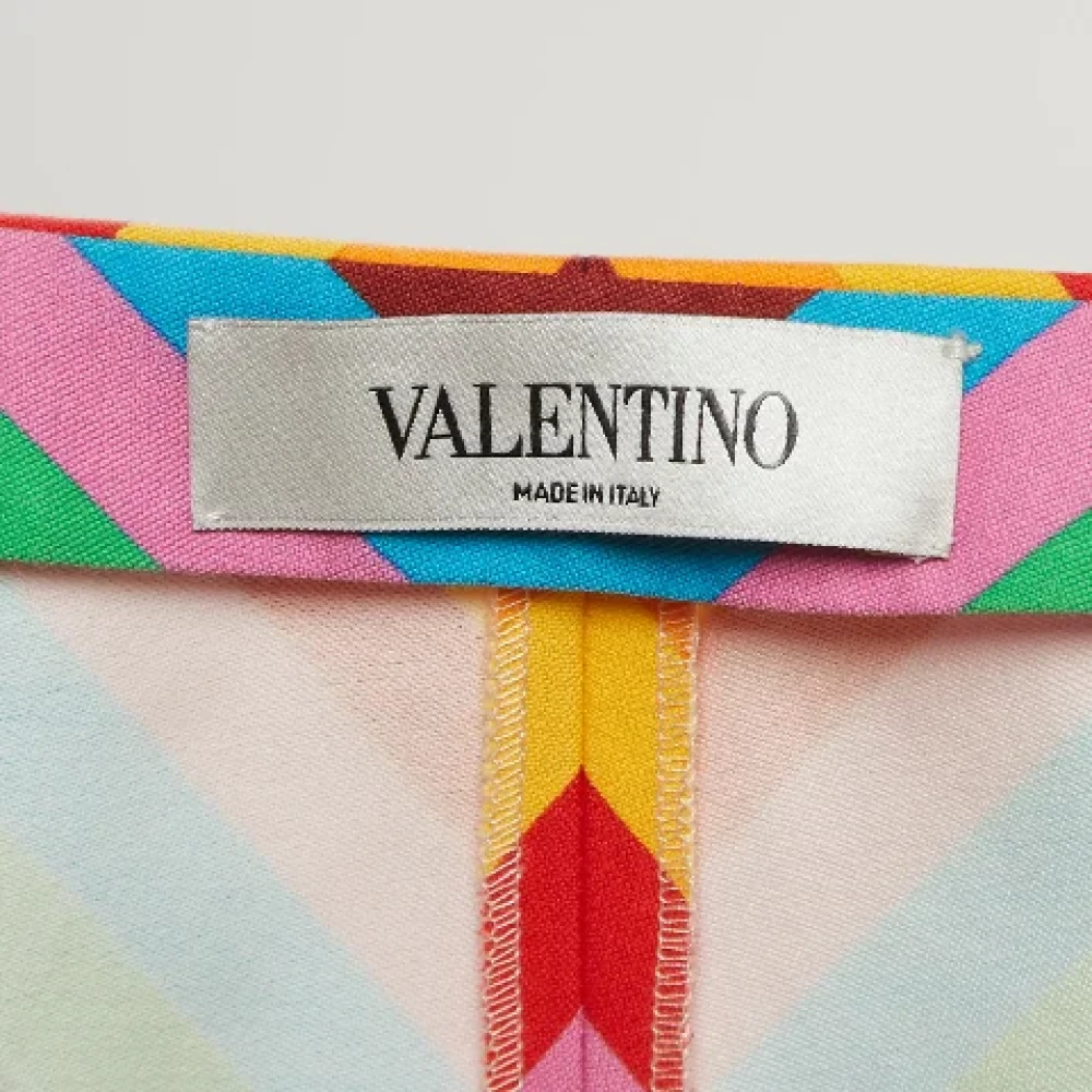 Valentino Vintage Pre-owned Cotton bottoms Multicolor Dames