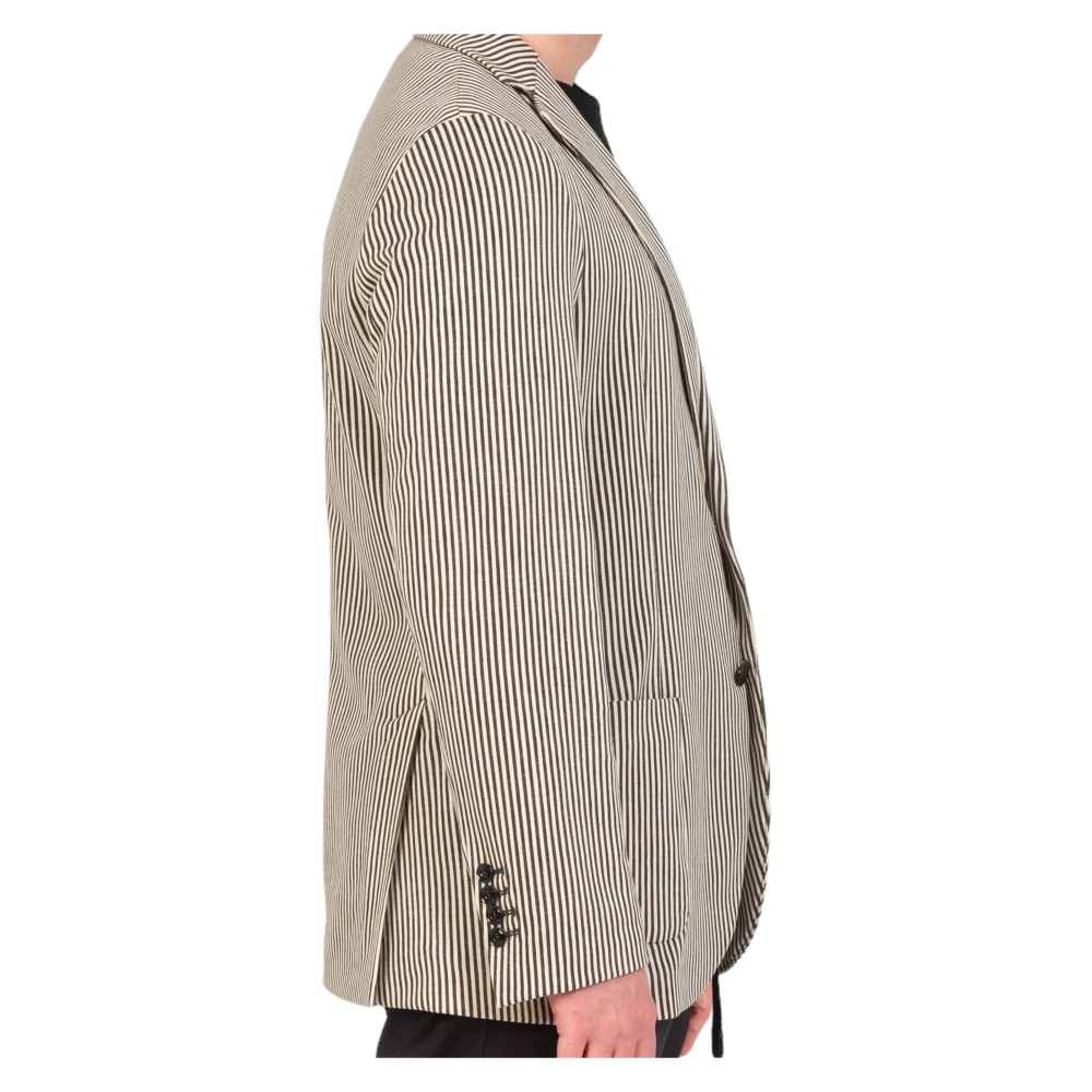 Circolo 1901 Pinstripe Blazer in Zwart Multicolor Heren