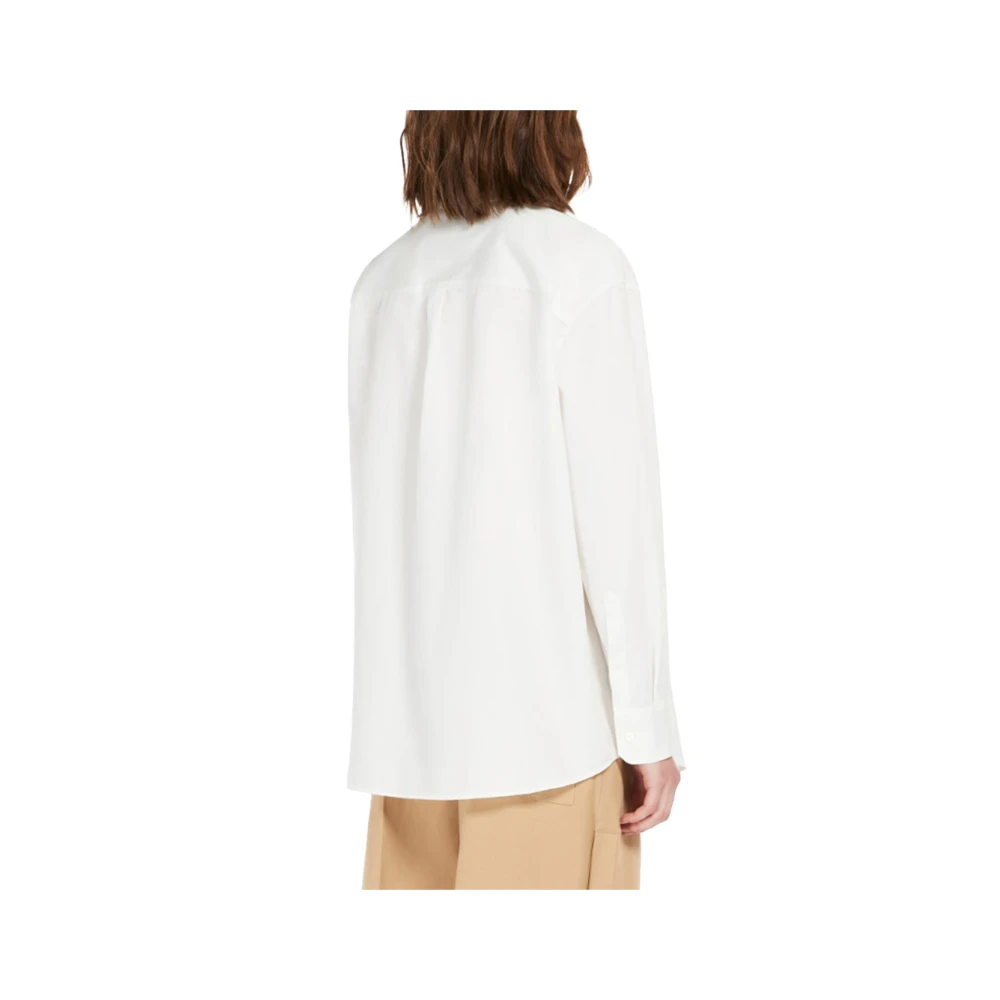 Max Mara Weekend Witte Weekend Blouse Elegant Veelzijdig White Dames