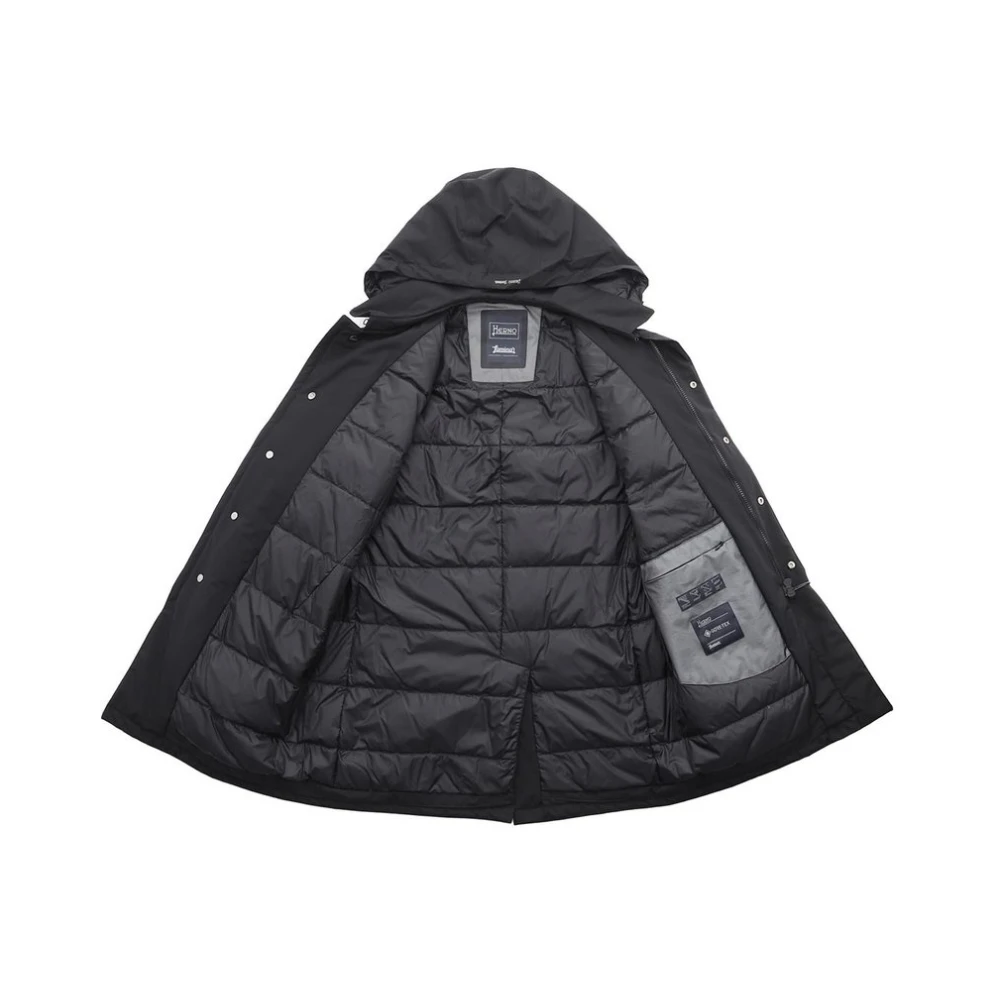 Herno 2-Layer Carcoat Black Heren