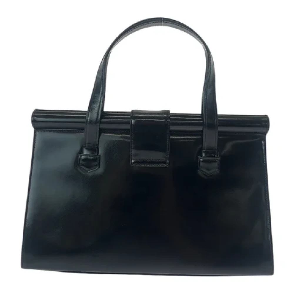 Yves Saint Laurent Vintage Pre-owned Leather handbags Black Dames