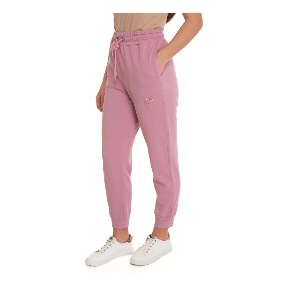 pinko Carico Fleece trousers Pink Dames