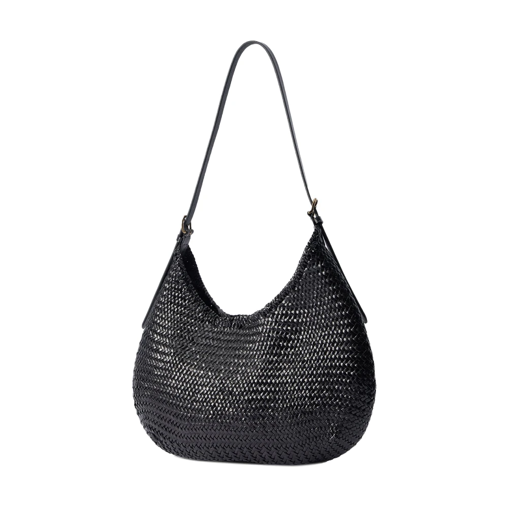 Dragon Diffusion Zwarte Leren Handtas Black Dames