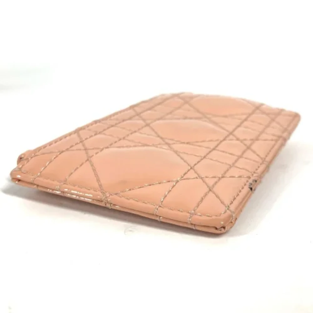 Dior Vintage Pre-owned Leather wallets Pink Dames