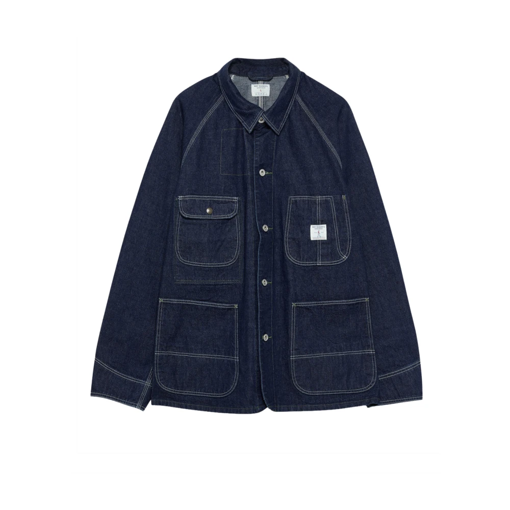 Roy Roger's Men's Blue Chore Jacket - Denim Jackets - M - Jackets