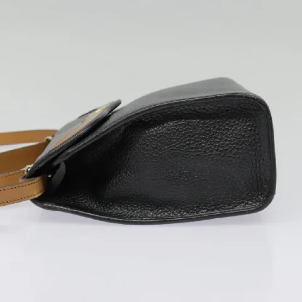Dior Vintage Pre-owned Leather dior-bags Black Dames