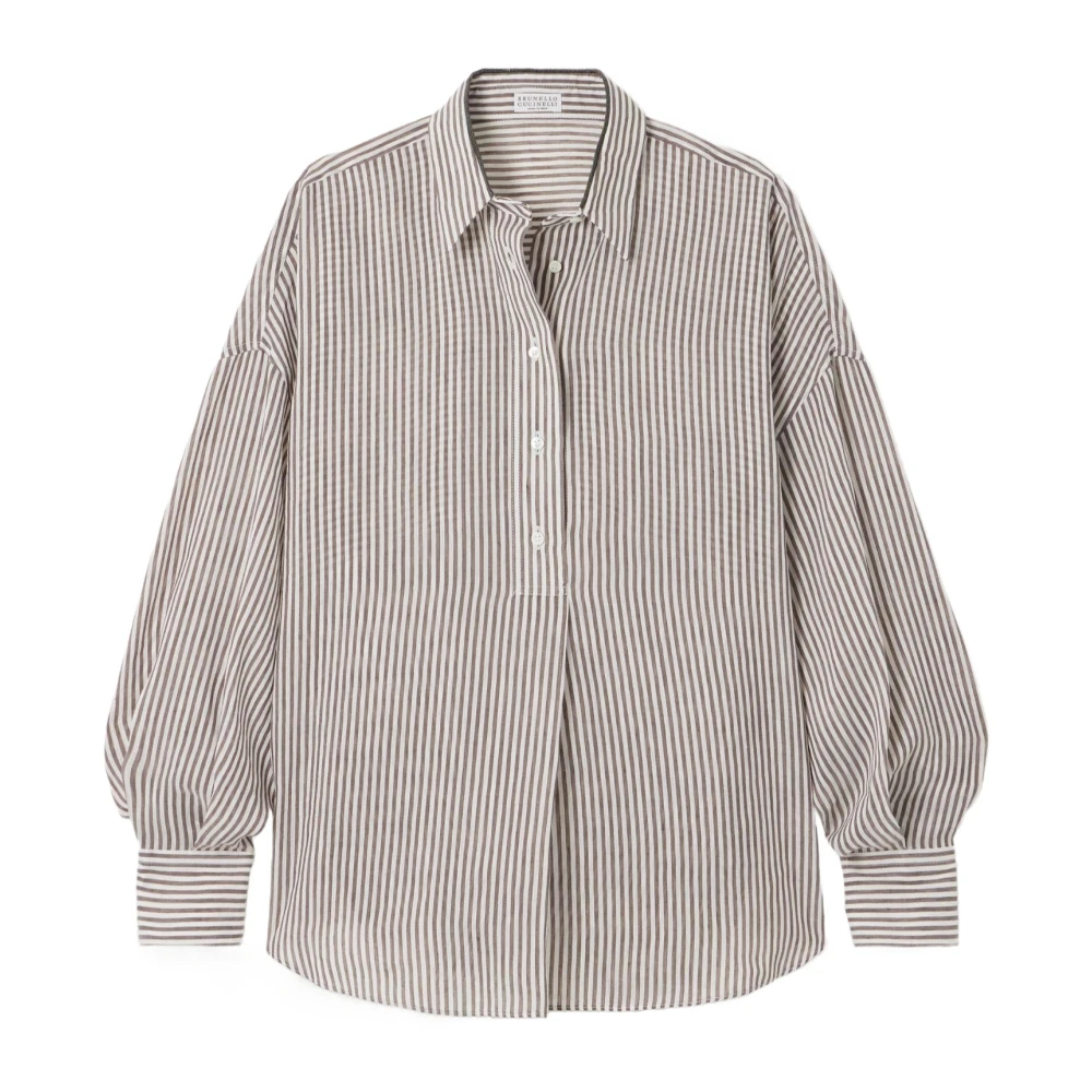 Blouses & Shirts > Shirts - - Brunello Cucinelli - Modalova