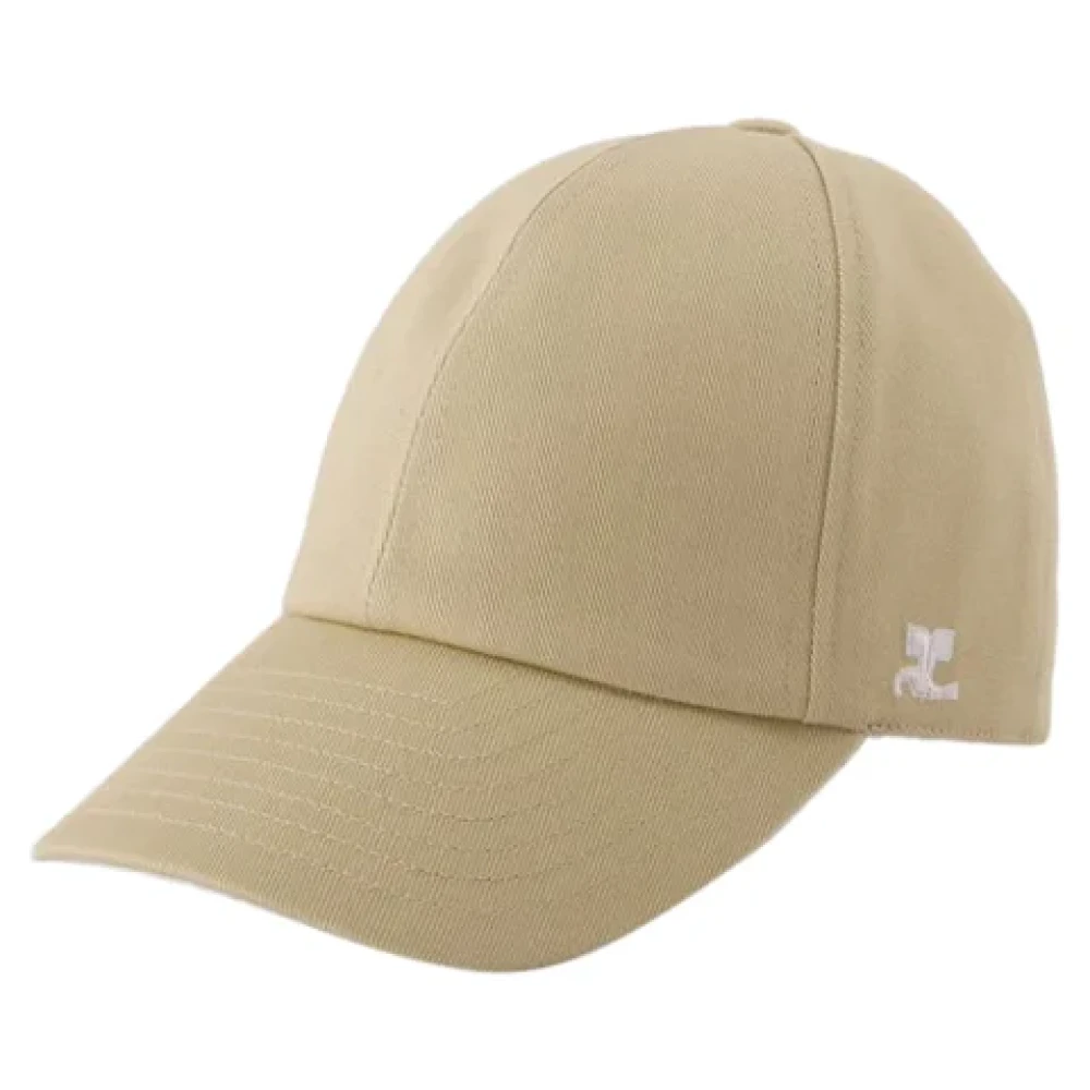 Courrèges Cotton hats Beige Dames