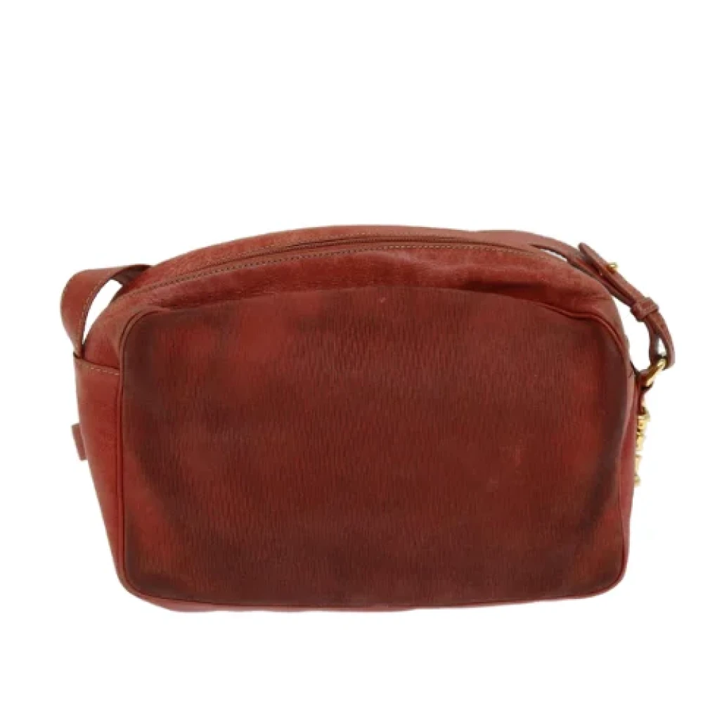 Loewe Pre-owned Leather shoulder-bags Orange Dames