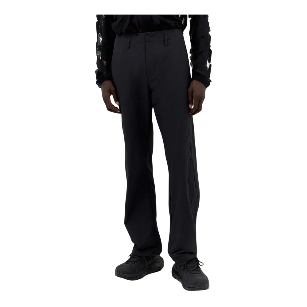 Post Archive Faction Stretch Weave Broek met Zakken Black Heren