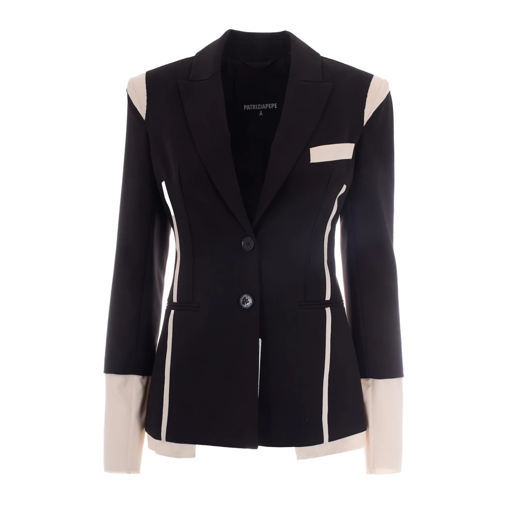 Patrizia Pepe Women's Black Gabardina