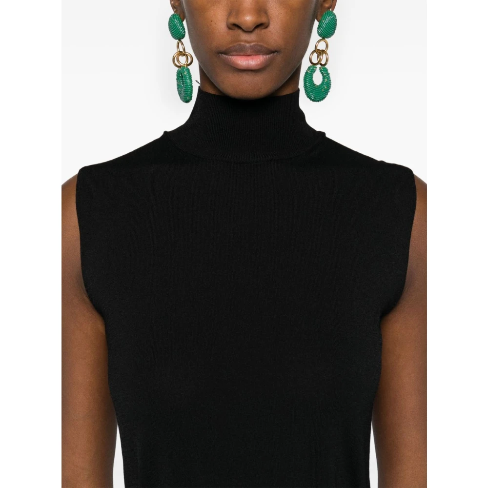 Ermanno Scervino Zwarte Lupetto Trui Black Dames