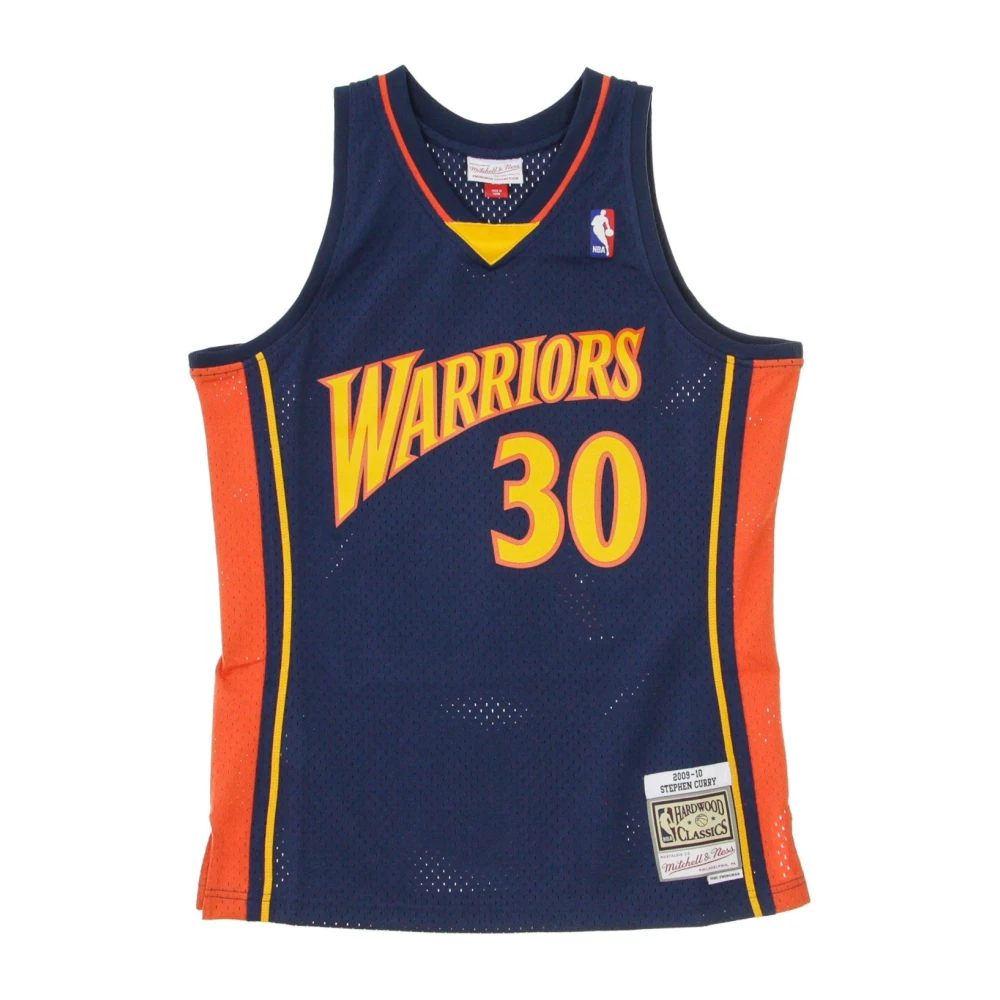 Mitchell & Ness Stephen Curry Basketbal Tanktop Blue Heren