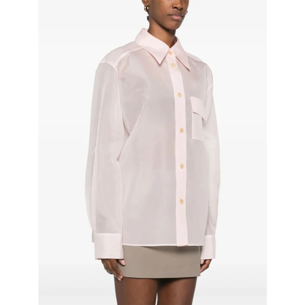 Khaite Elegante Top met Unieke Stijl Pink Dames