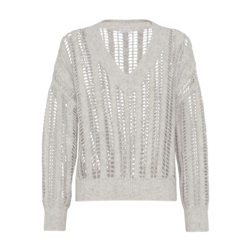 BRUNELLO CUCINELLI Stijlvolle Dames Gebreide Kleding Collectie Gray Dames