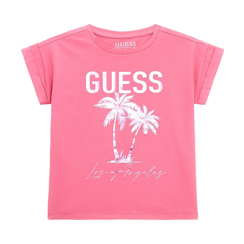 Guess T-Shirts Pink Unisex