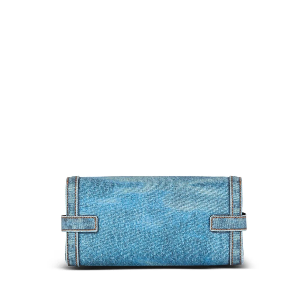 Balmain Blauwe Stijlvolle Tassen Collectie Blue Dames